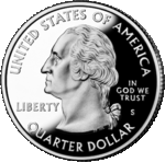 25 центов США